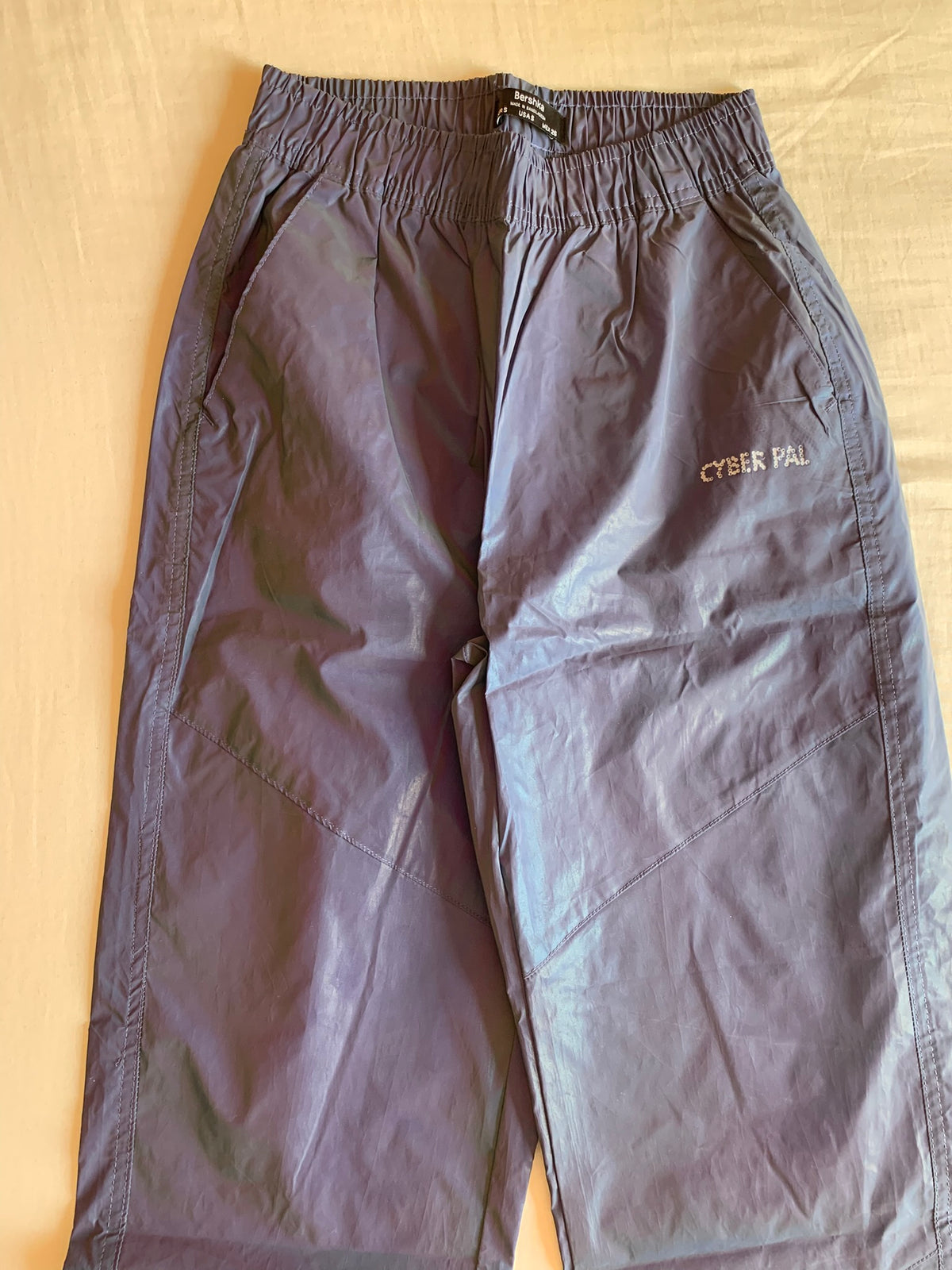 Pantalón Jogger Bershka Reflectante Marino
