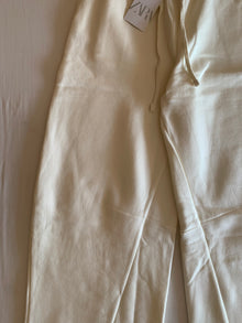 Pantalón Jogger Zara Felpa Crudo