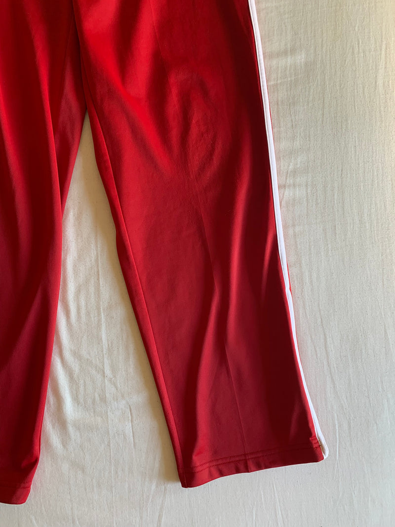 Pantalón Track Banda Blanca "Rojo"