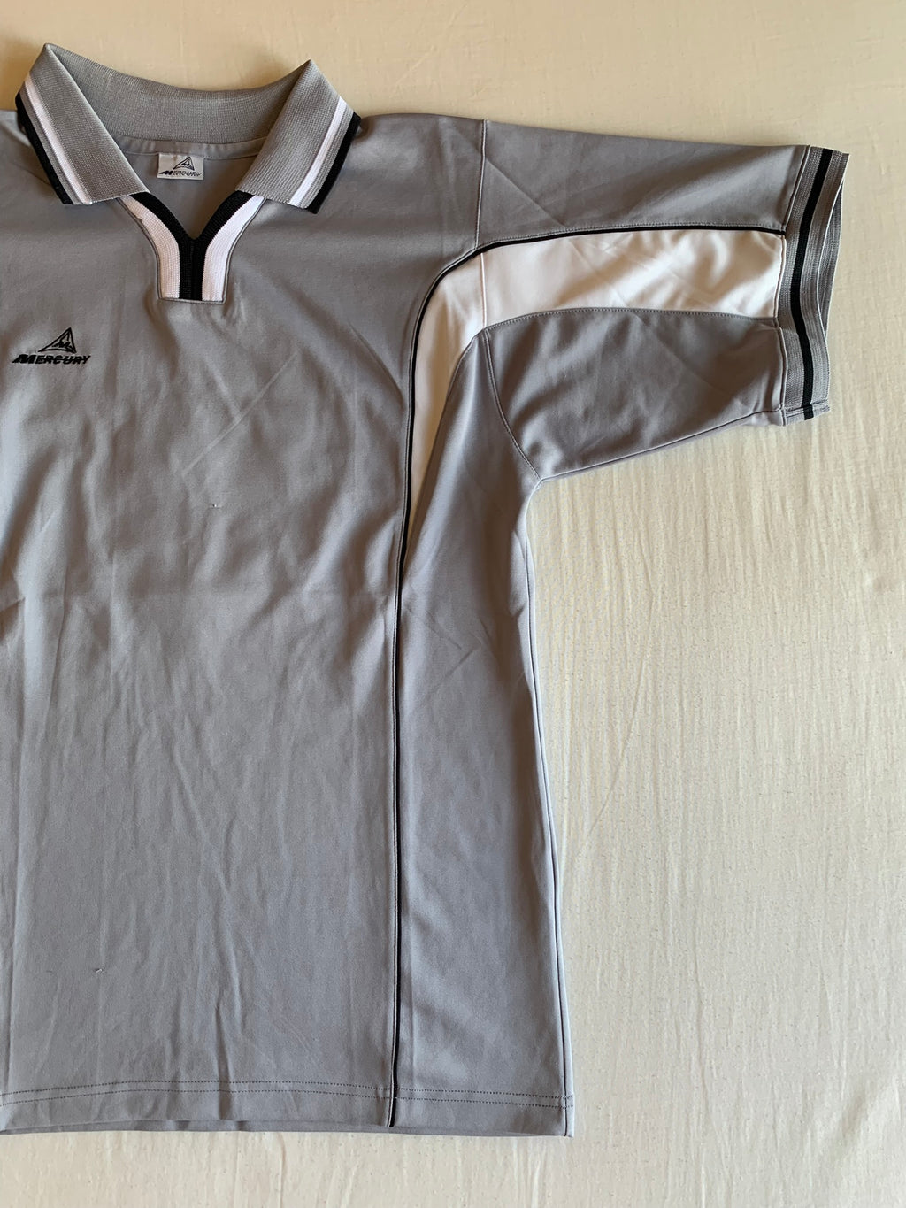 Camiseta Fútbol Mercury Gris Dorsal 6