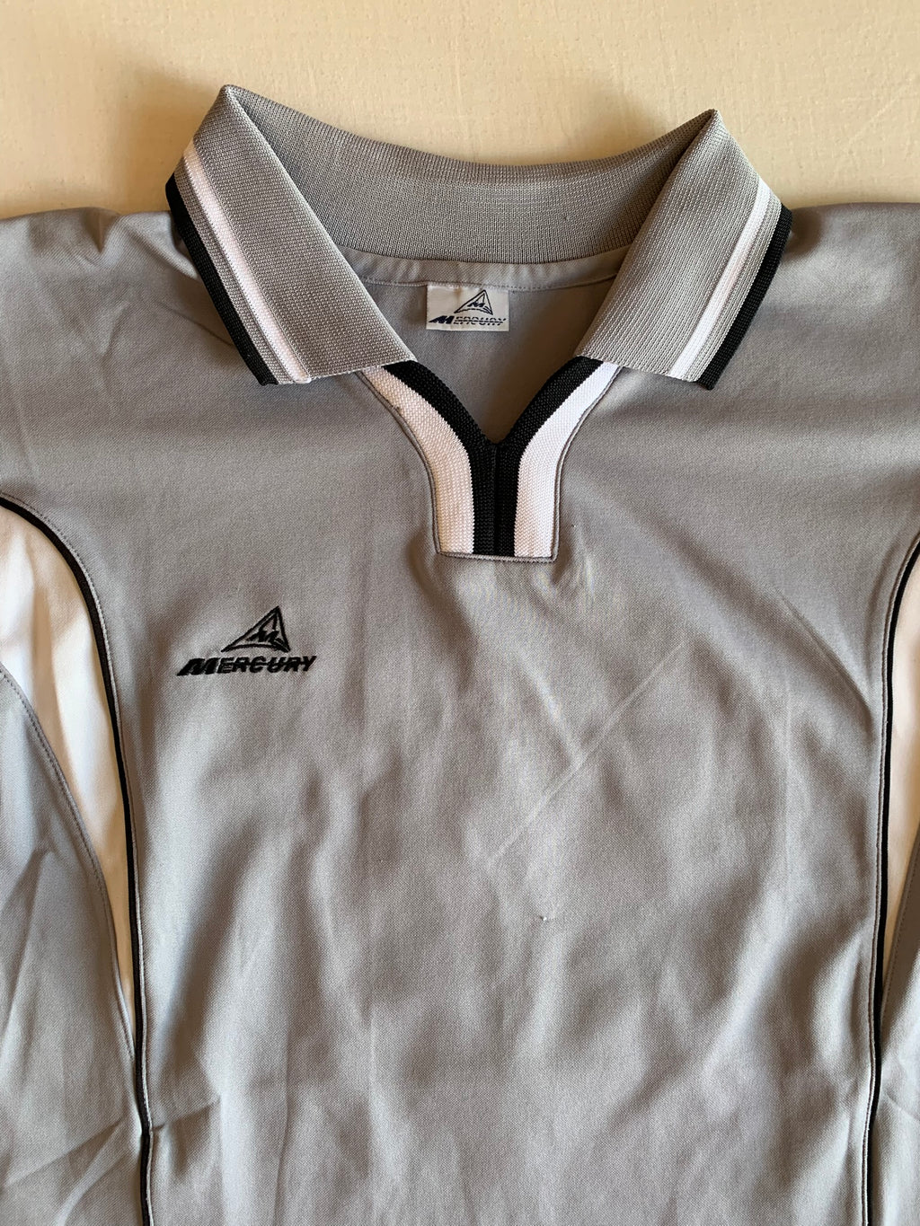Camiseta Fútbol Mercury Gris Dorsal 6