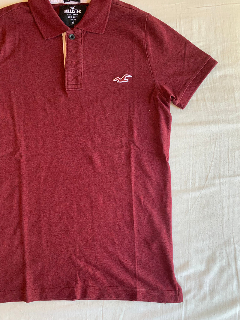Polo Muscle Fit "Burdeos"