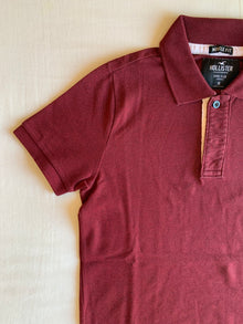Polo Hollister Burdeos Muscle Fit