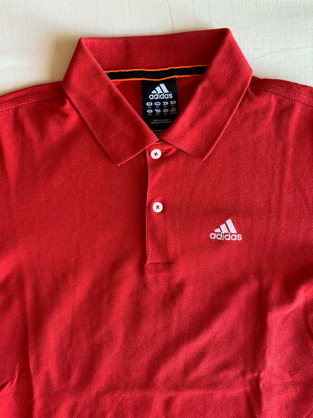 Polo Adidas Performance Rojo