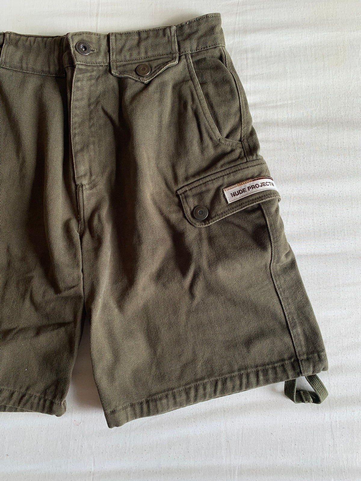 Short Cargo Nude Project Verde Militar