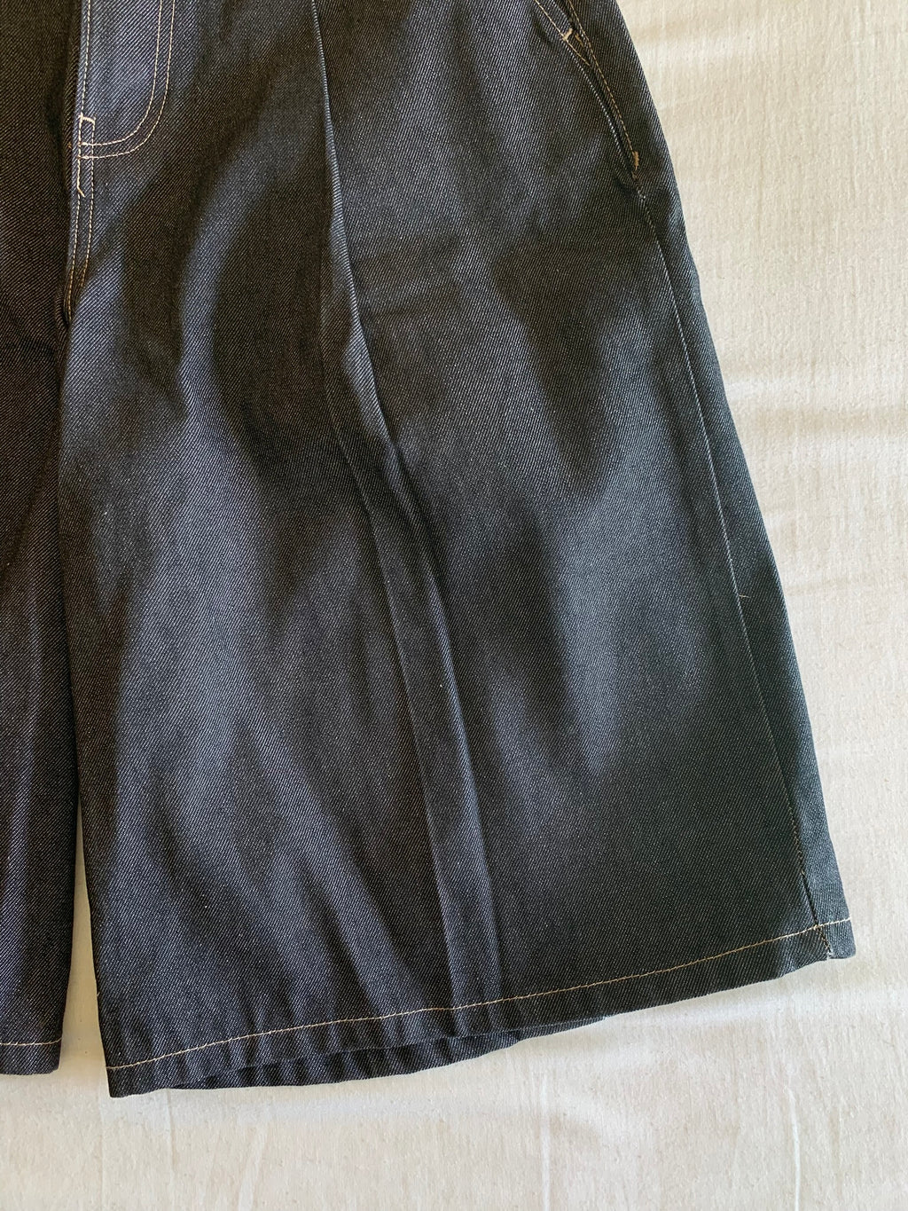 Bermuda Denim Bershka Gris Ancha
