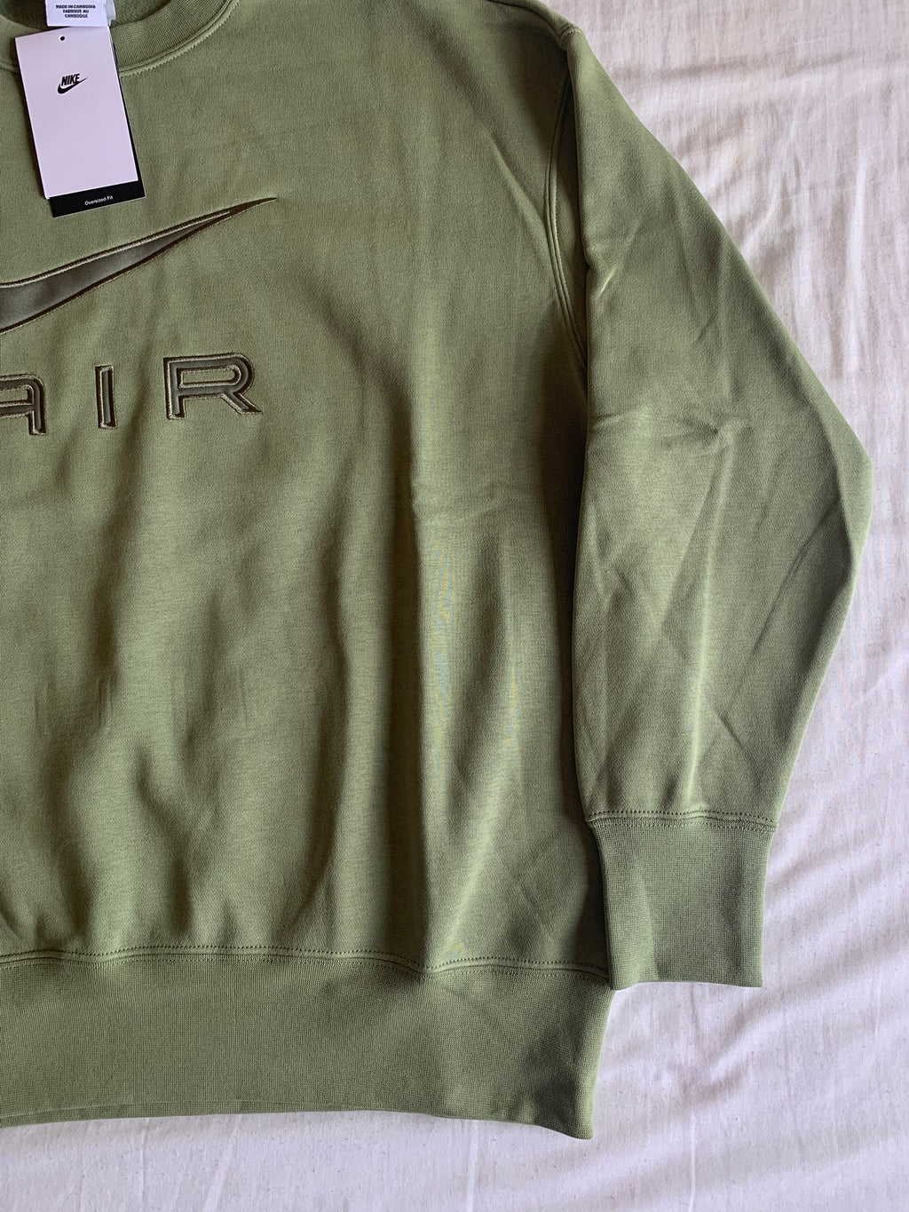 Sudadera Nike Air Verde