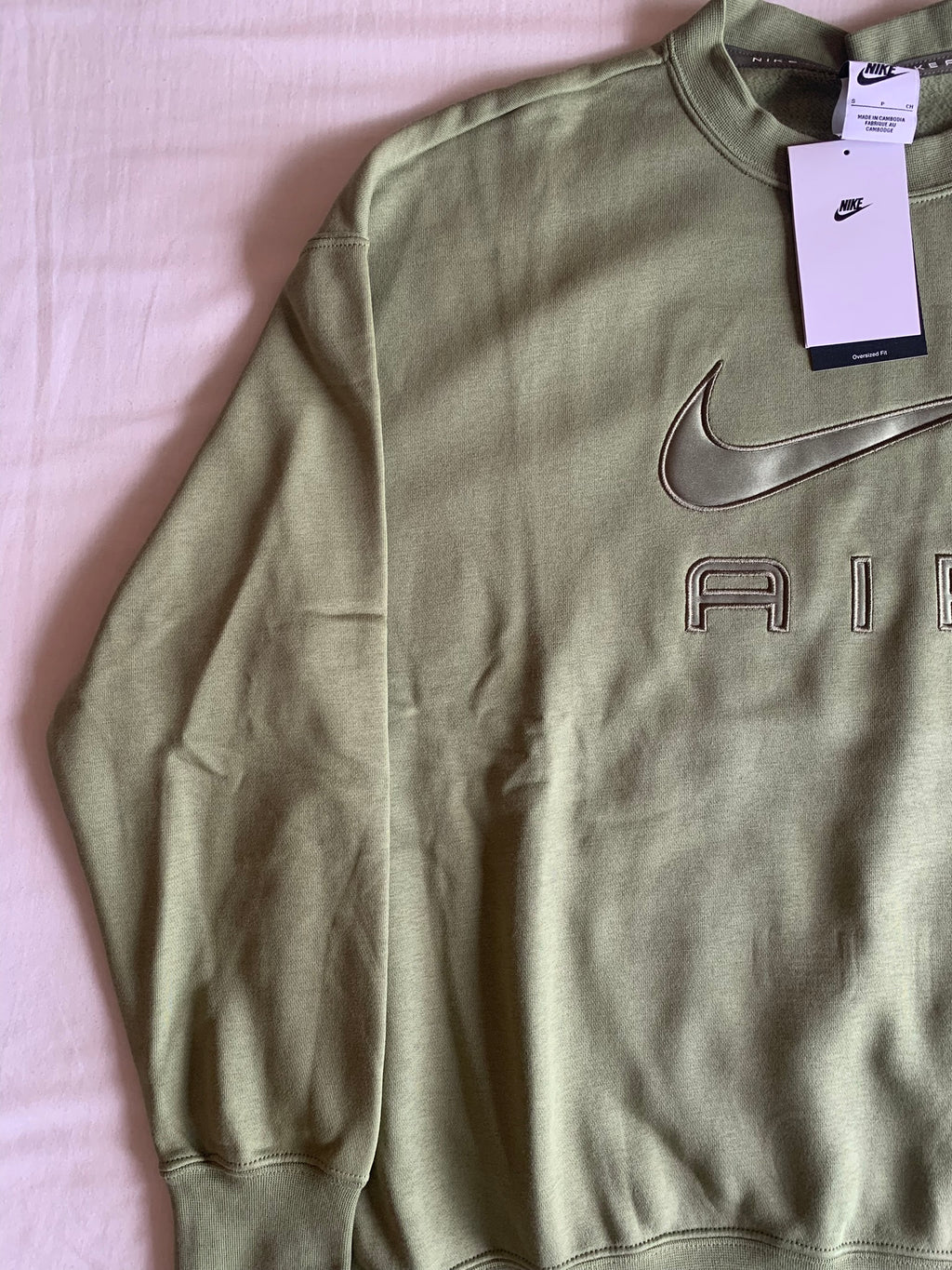 Sudadera Nike Air Verde