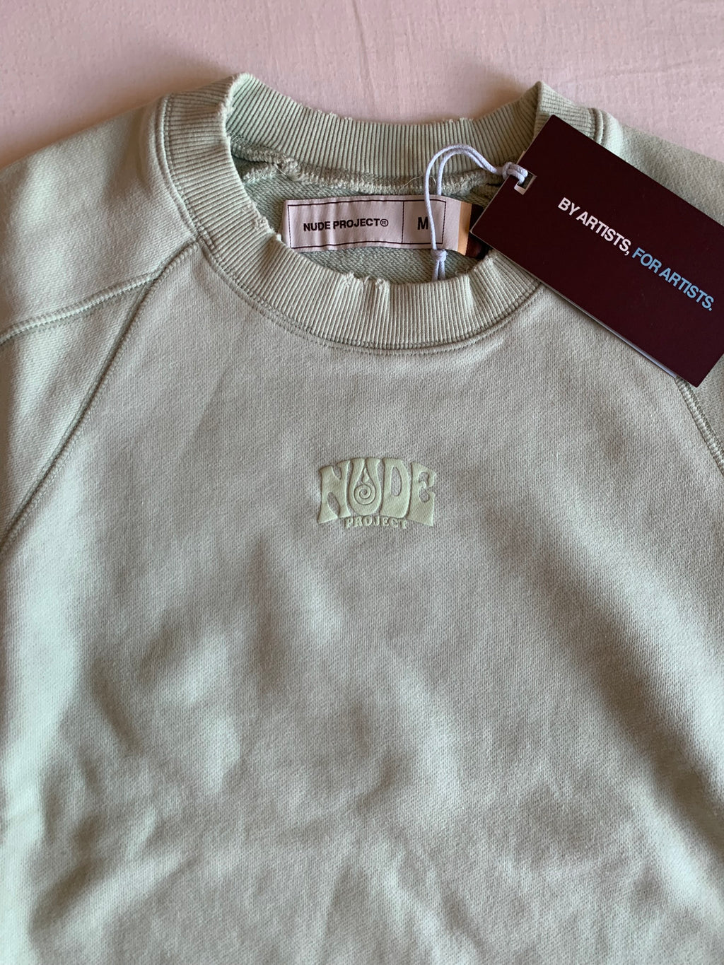 Sudadera Nude Project Verde Salvia