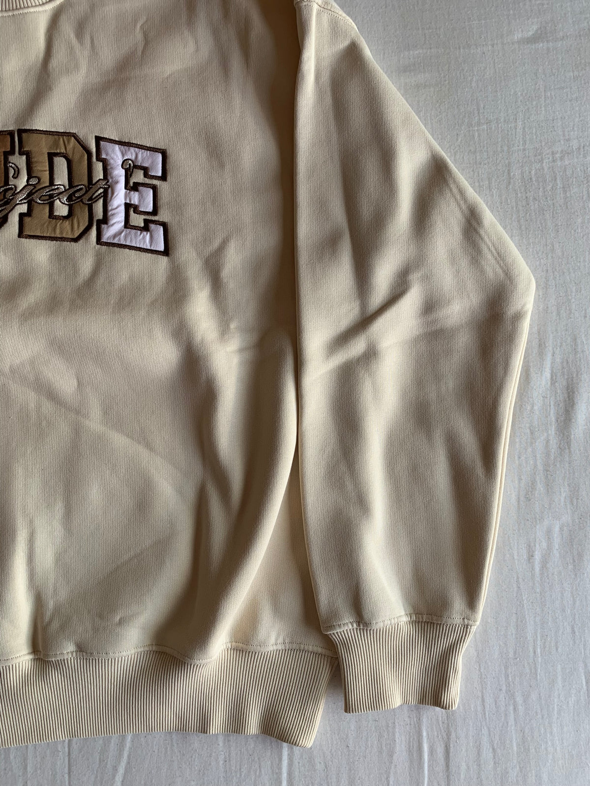 Sudadera Nude Project Varsity Marshmallow