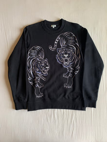 Sudadera Kenzo Paris Double Tiger Negra