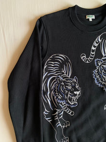 Sudadera Kenzo Paris Double Tiger Negra