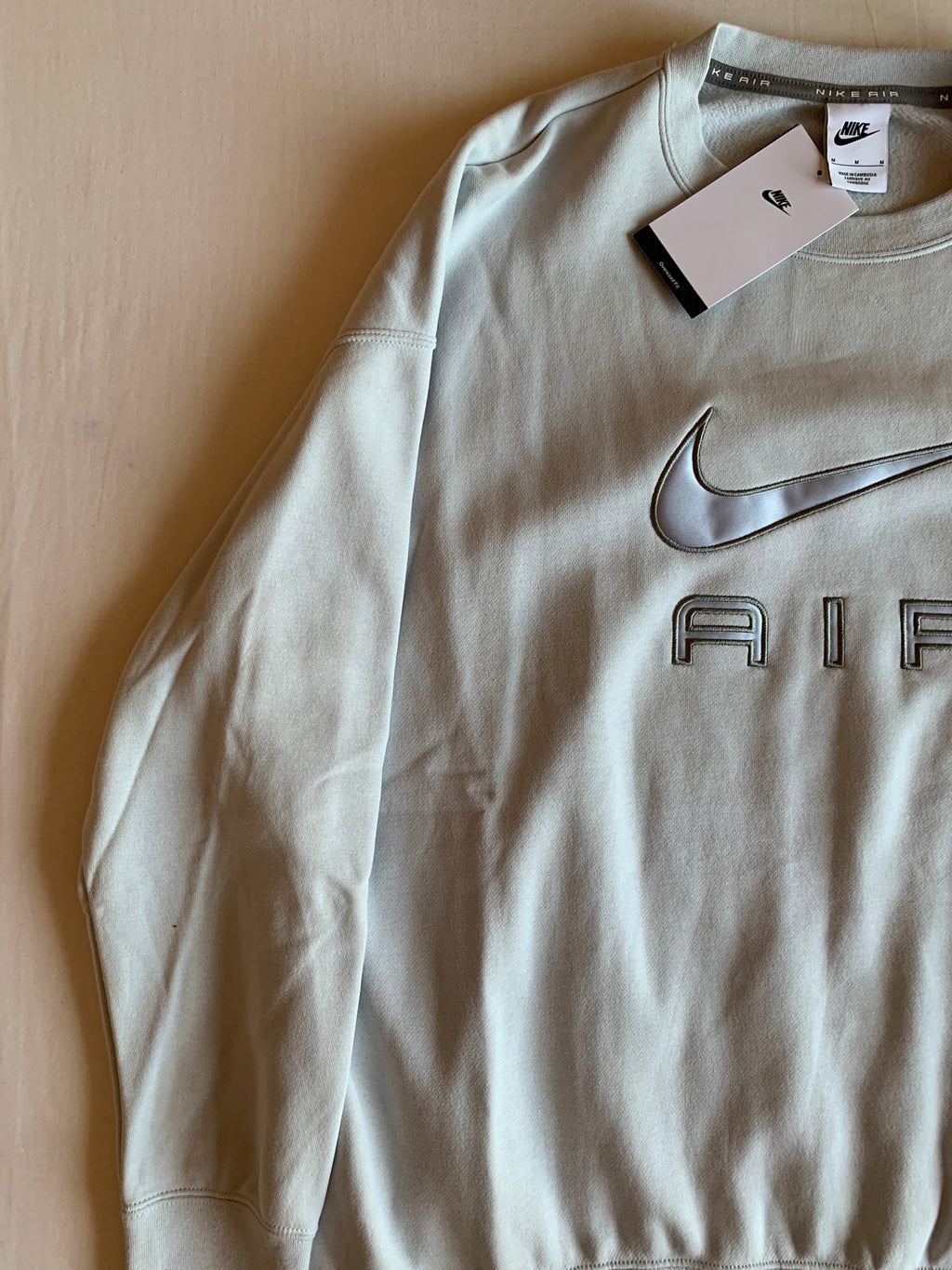 Sudadera Nike Air Gris