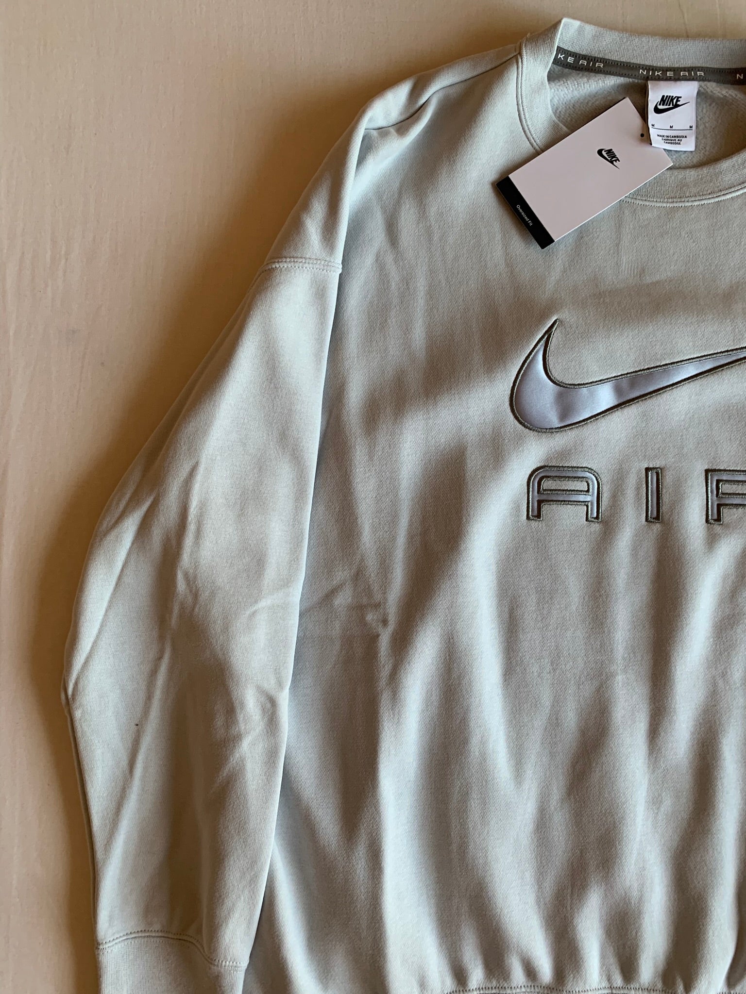Sudadera Nike Air Gris