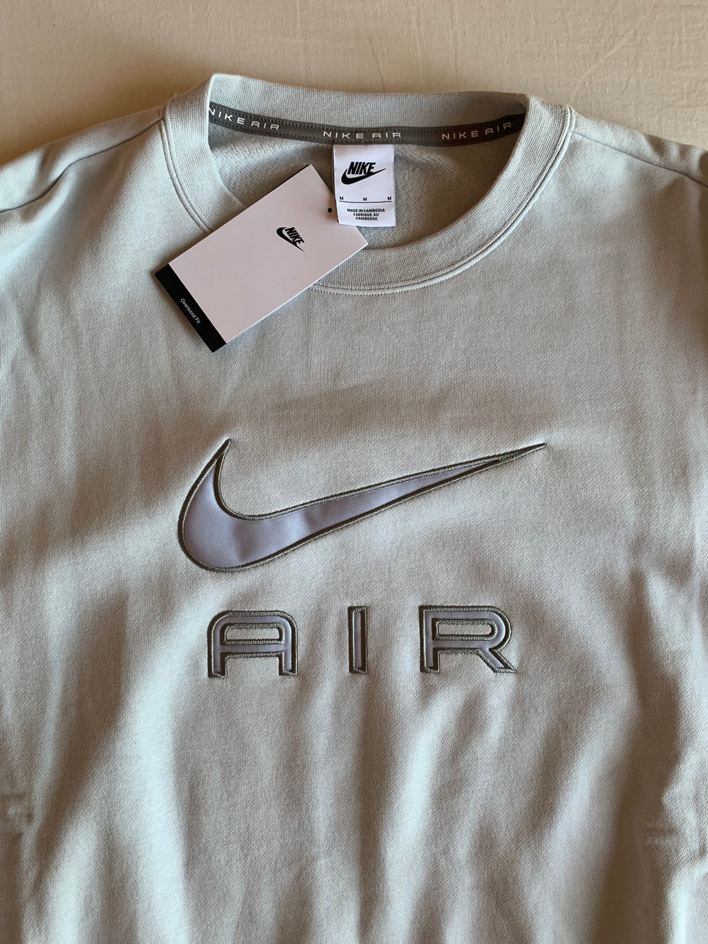 Sudadera Nike Air Gris