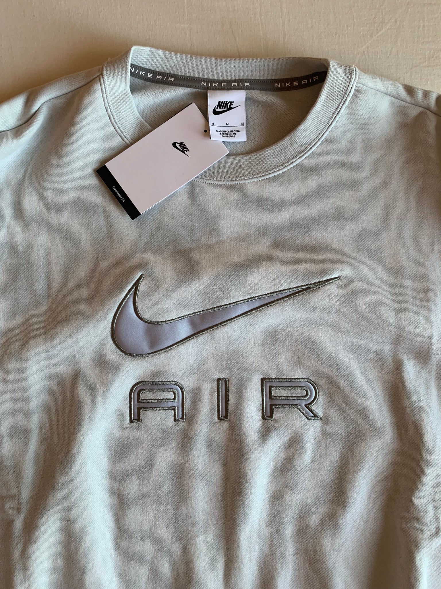 Sudadera Nike Air Gris