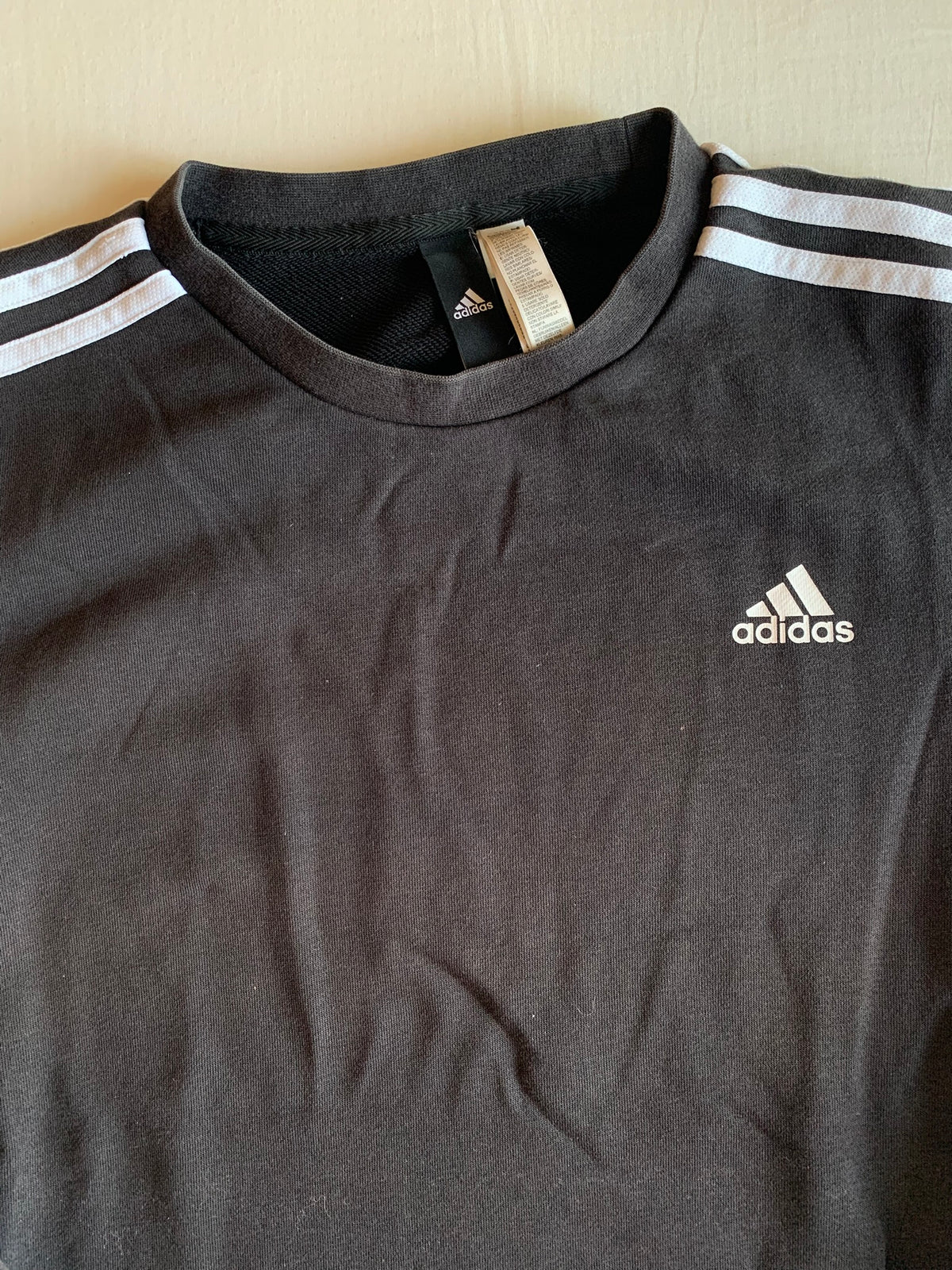 Sudadera Adidas 3 Bandas Gris Oscuro