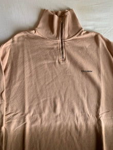 Sudadera Collusion Media Cremallera Camel