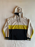 Sudadera Anorak Zara Colorblock Crudo y Amarillo