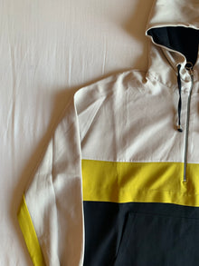 Sudadera Anorak Zara Colorblock Crudo y Amarillo