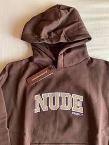 Sudadera Capucha Nude Project Varsity Chocolate