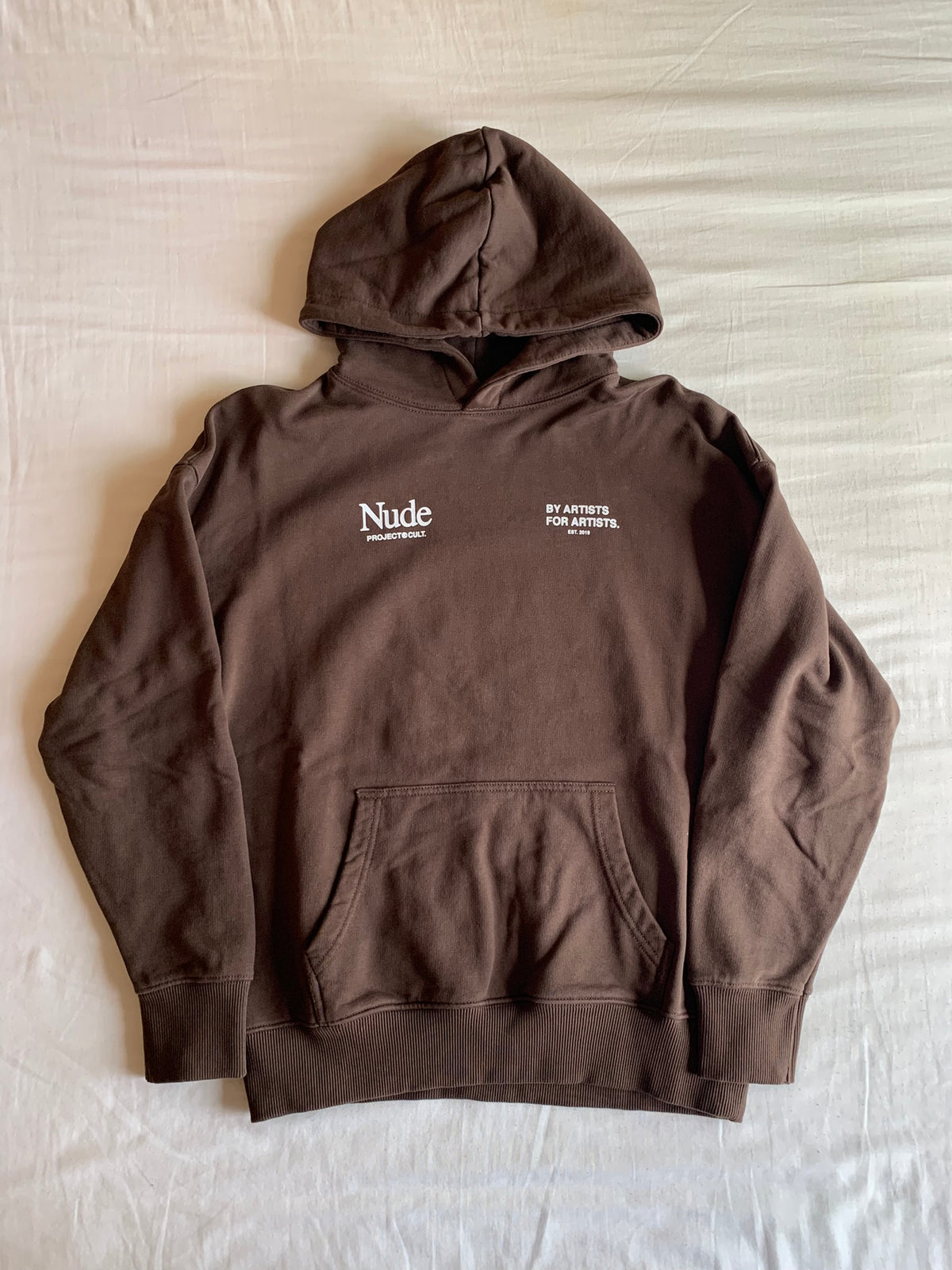 Sudadera Capucha Nude Project Cult Marrón