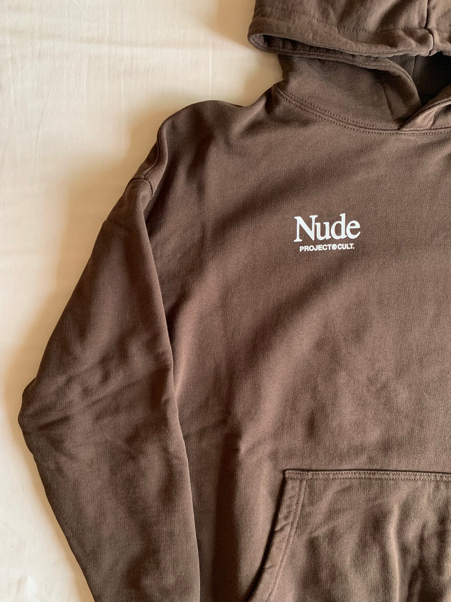 Sudadera Capucha Nude Project Cult Marrón