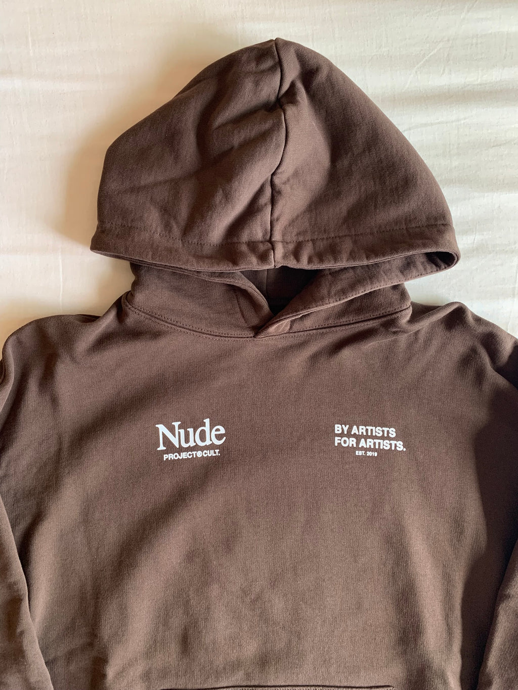 Sudadera Capucha Nude Project Cult Marrón