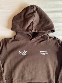 Sudadera Capucha Nude Project Cult Marrón