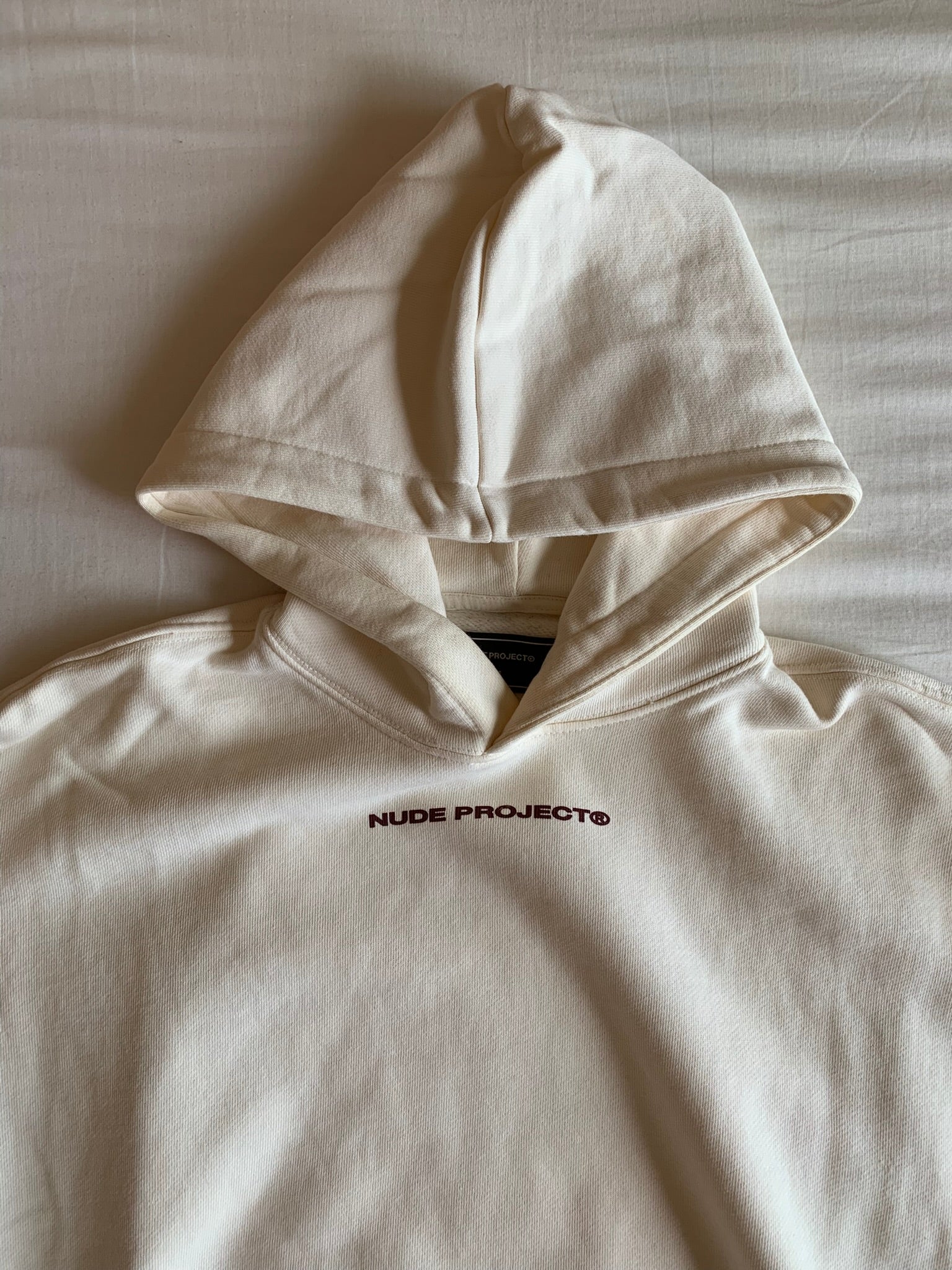 Sudadera Capucha Nude Project Cherry Crudo