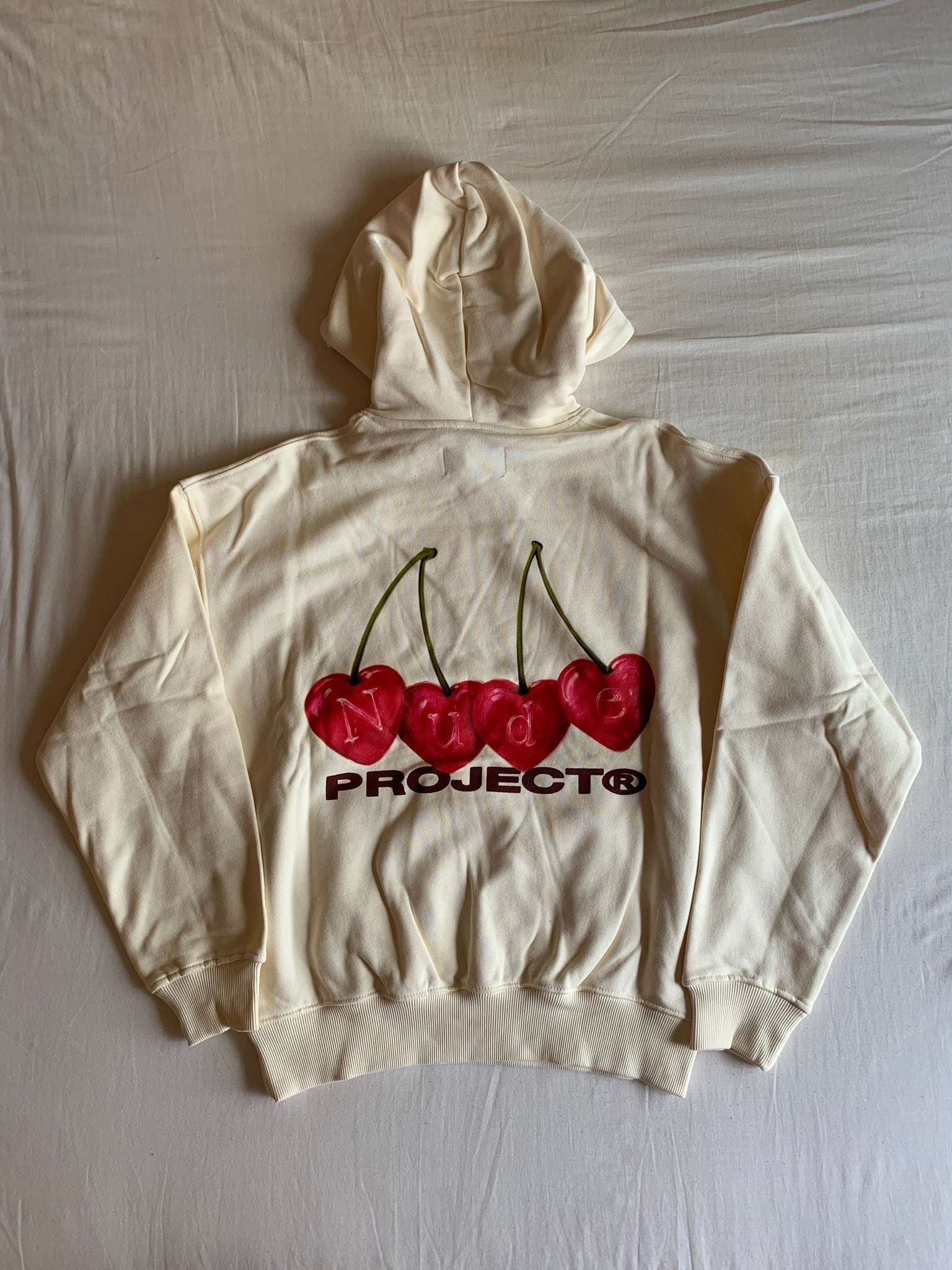 Sudadera Capucha Nude Project Cherry talla S