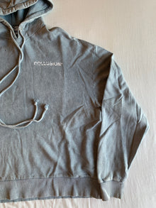 Sudadera Capucha Collusion Gris Oversize