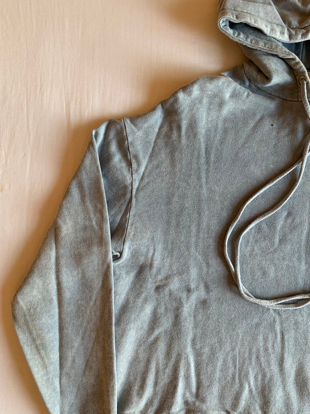 Sudadera Capucha Collusion Gris Oversize