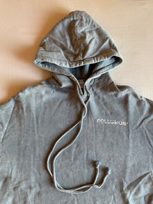 Sudadera Capucha Collusion Gris Oversize