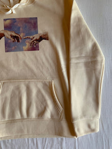 Sudadera Capucha La Creación de Adán Crudo