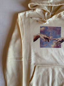 Sudadera Capucha La Creación de Adán Crudo