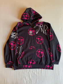 Sudadera Capucha BoohooMAN Drip Calaveras