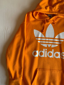 Sudadera Capucha Adidas Trefoil Naranja