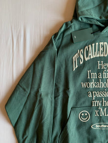 Sudadera Capucha Cremallera Scuffers Verde