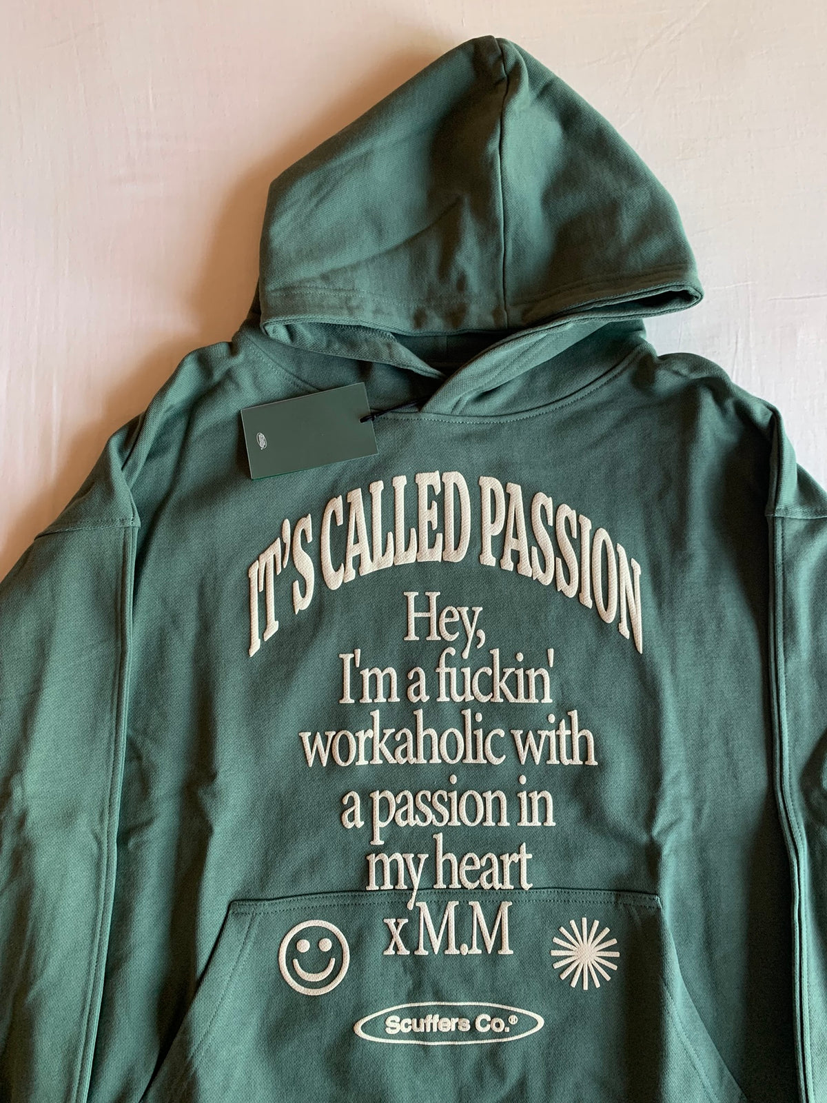 Sudadera Capucha Cremallera Scuffers Verde