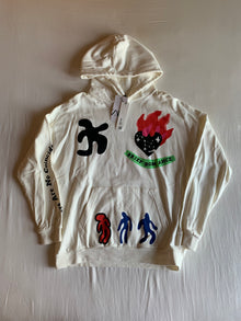Sudadera Capucha Zara Abstract Artist Crudo