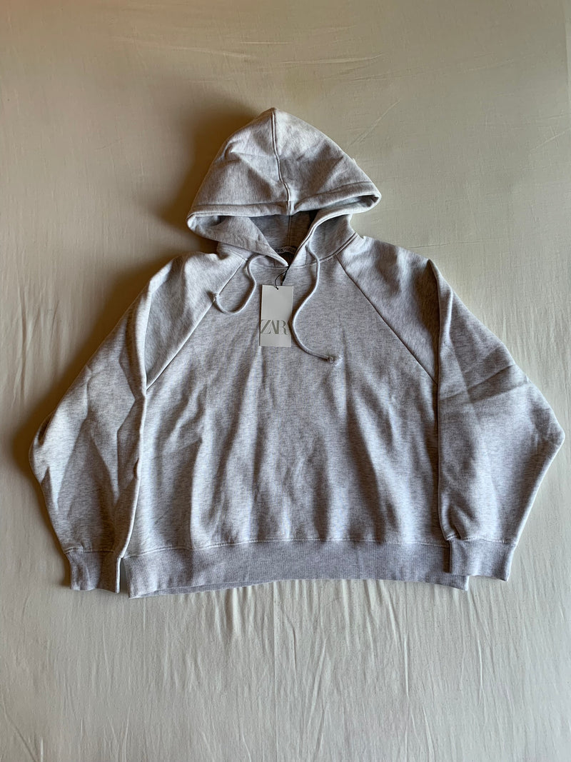 Sudadera Capucha "Gris Jaspeado"