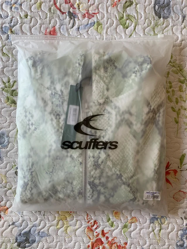 Sudadera Scuffers Cremallera Serpiente Verde