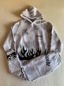 Chándal BoohooMAN Drip Estampado