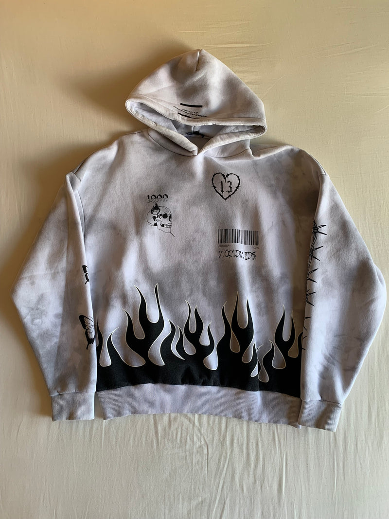 Chándal Drip Estampado "Negro y Rosa"