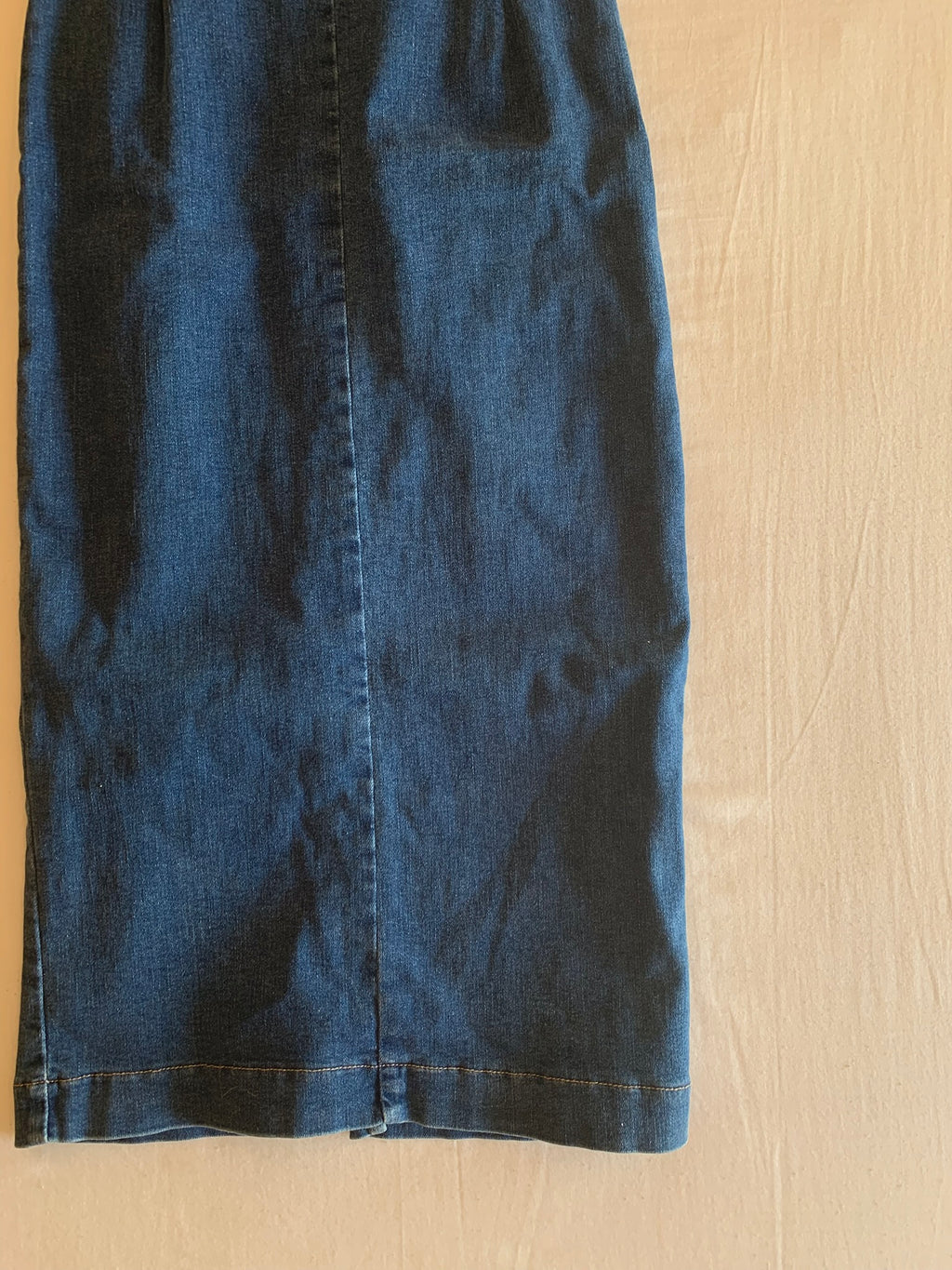 Vestido Midi Stradivarius Denim