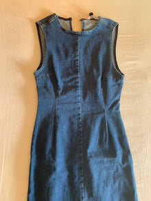 Vestido Midi Stradivarius Denim
